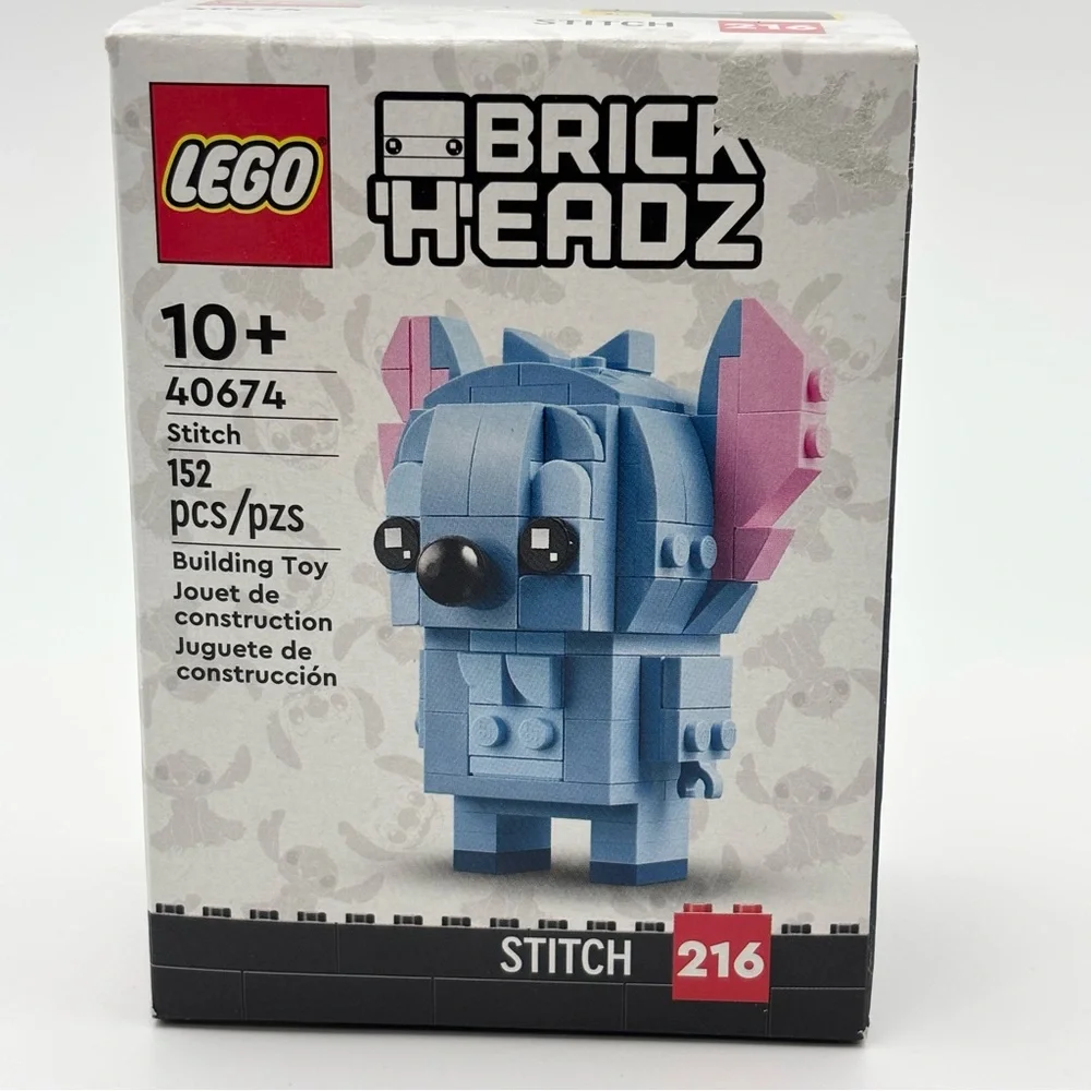 LEGO‎ BrickHeadz Stitch with Blue and Pink Pieces 152pcs  Building Toy